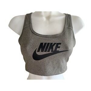 Nike Dri-Fit Sportswear Bra Medium Gray Wireless Women Clothing